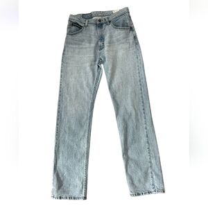 Wrangler Blue Straight Jeans Classic Denim